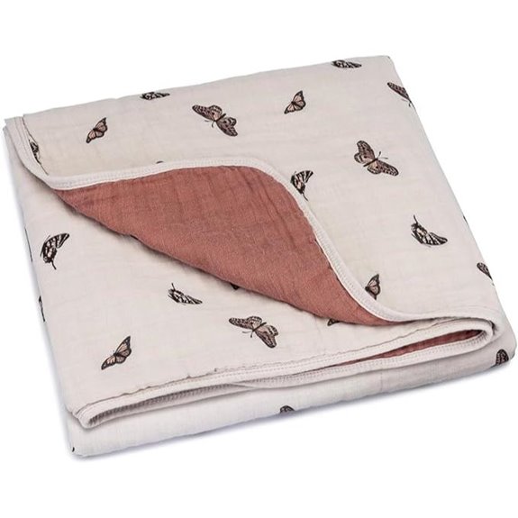 Parker Baby Muslin Blanket - 100% Cotton Swaddle