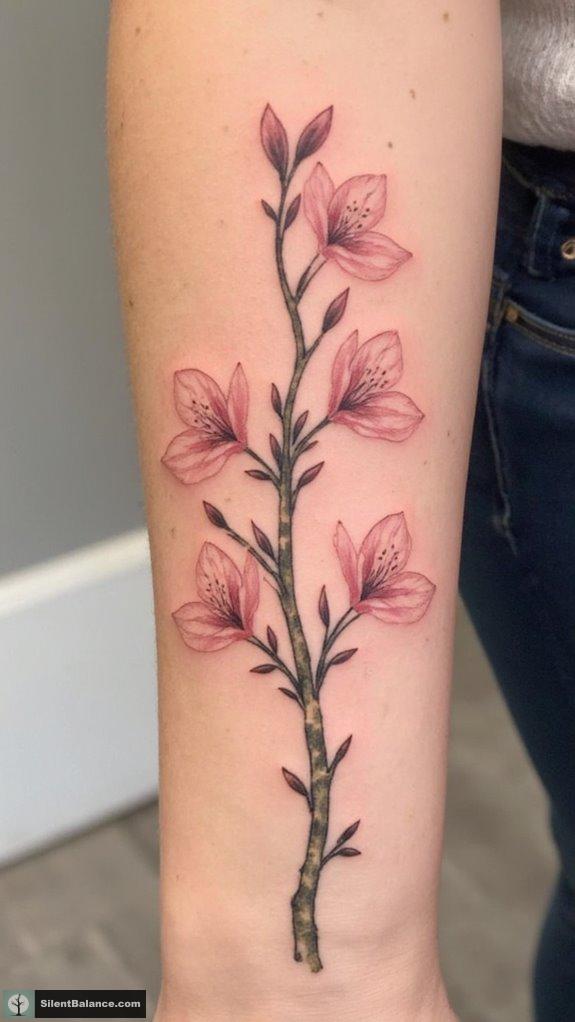 spring cherry blossom tattoos