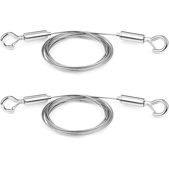 Heavy Duty Stainless Steel Hanging Wire (2pcs)