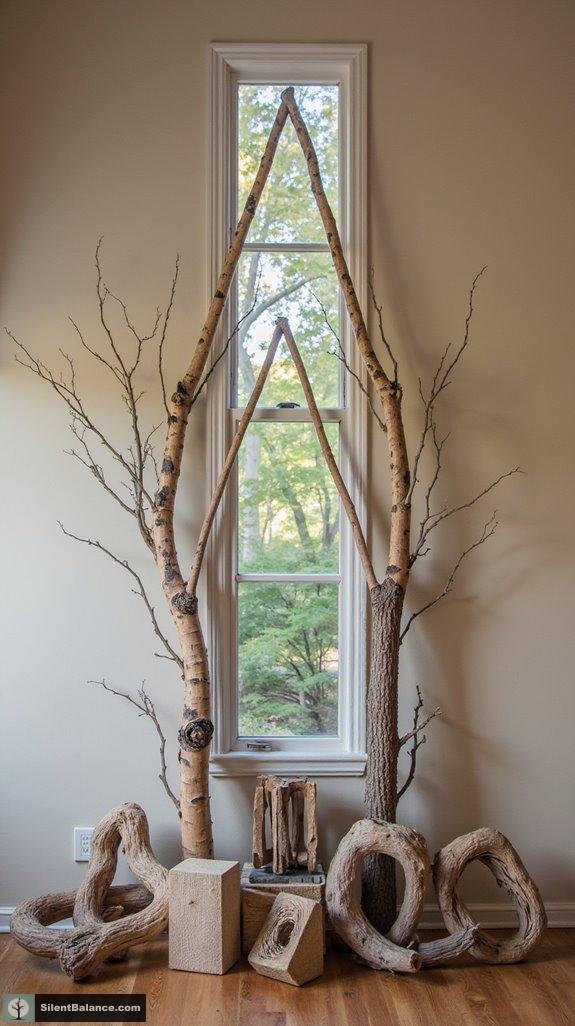stylish geometric branch arrangements