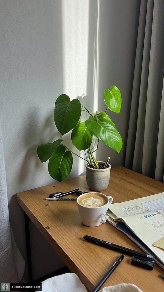 stylish resilient office plant