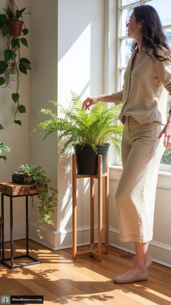 stylish sustainable plant stands