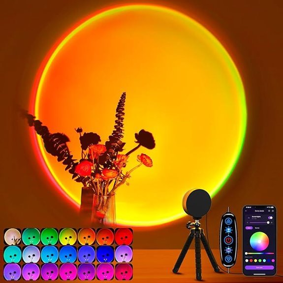 XEBKOR Sunset LED Projector with App Control