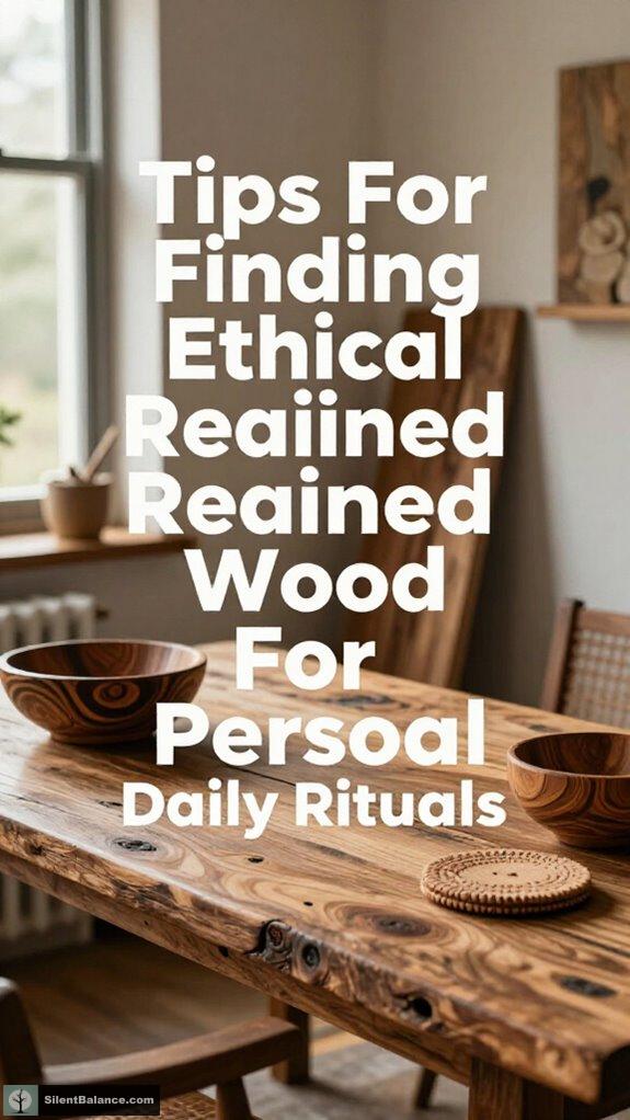 sustainable reclaimed wood sourcing
