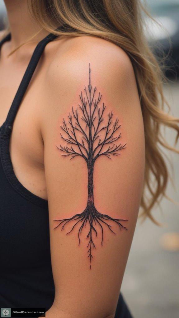 symbolic tree ancestry tattoos