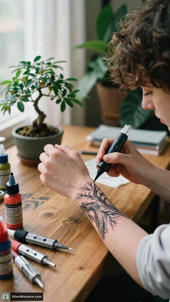 symbolic tree power imagery