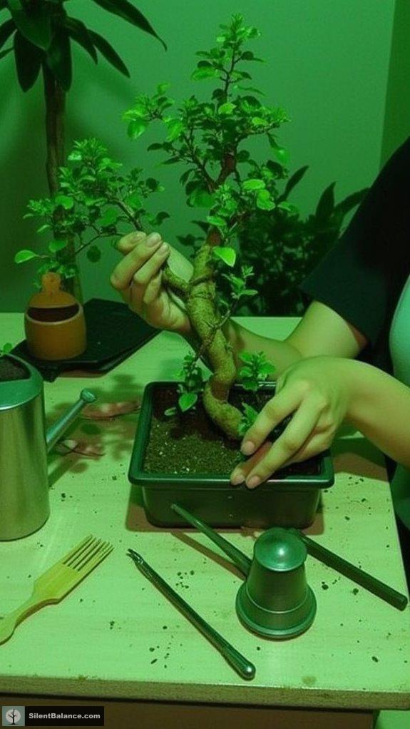 symbolism in bonsai decor