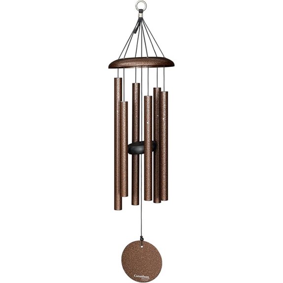 Corinthian Bells 27-Inch Copper Wind Chimes