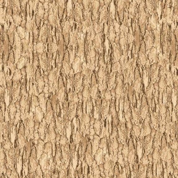FlashPhoenix Nocturnal Wonders Fabric - Tan Tree Bark