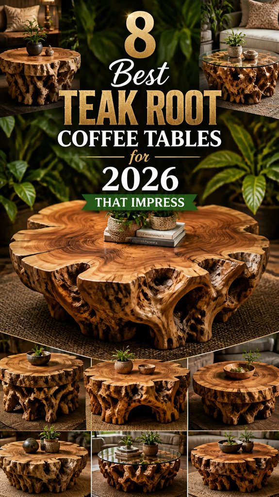 teak root coffee tables