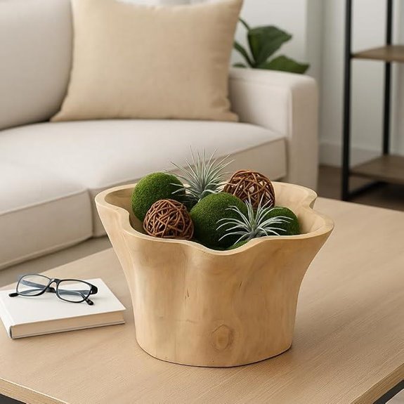 Teak Root Decorative Bowl for Coffee Table