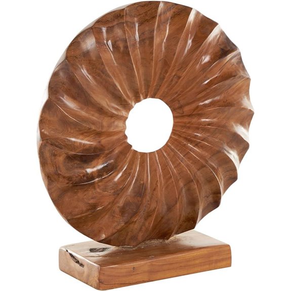 Decor 79 Teak Wood Abstract Decorative Sculpture