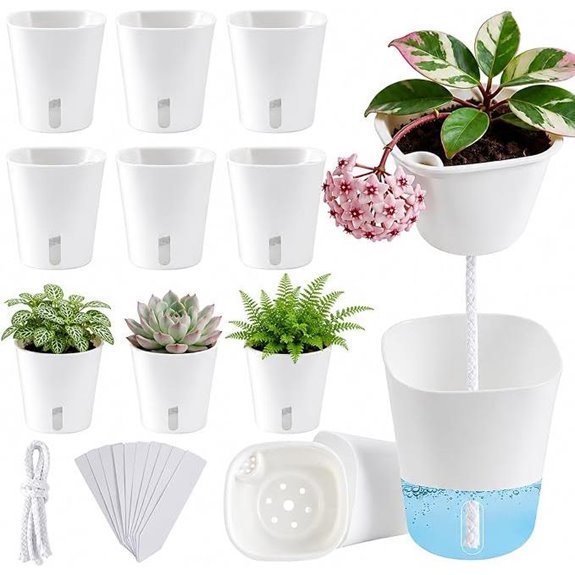 Indoor Self-Watering Plant Pots (10-Pack)