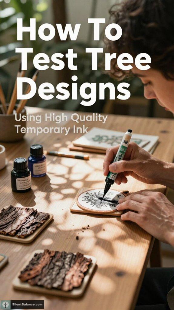 testing tree ink quality