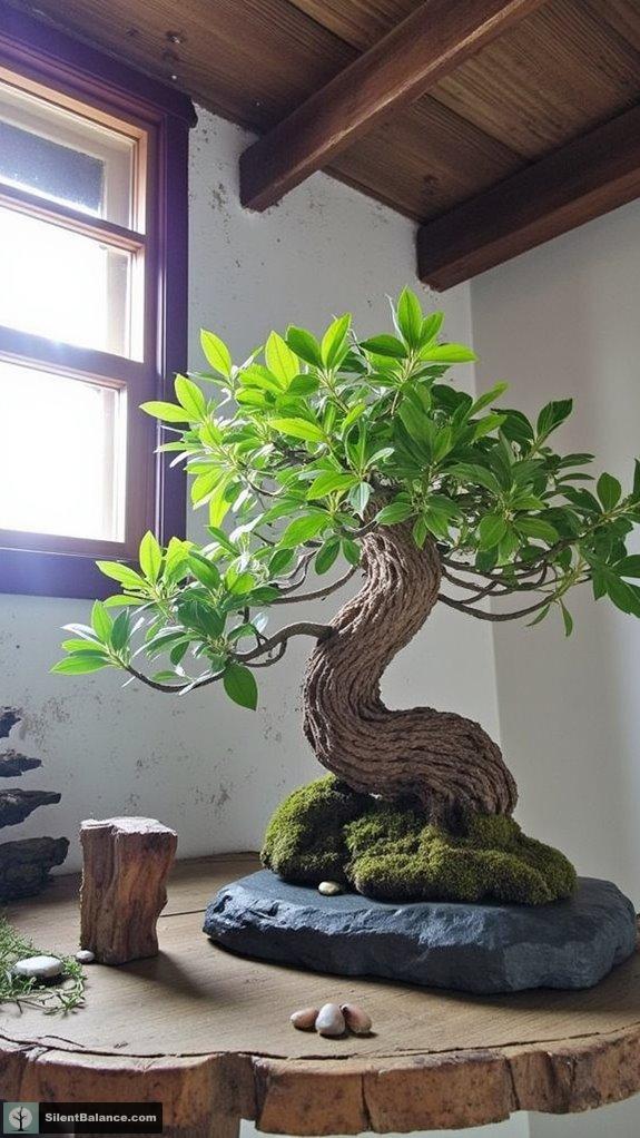 textural harmony in bonsai
