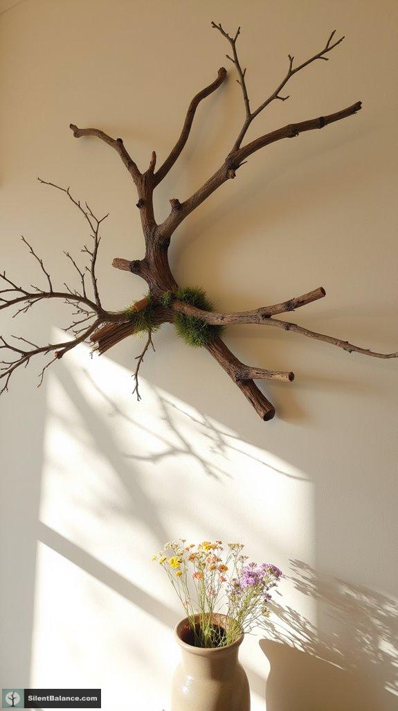 textural harmony with branches