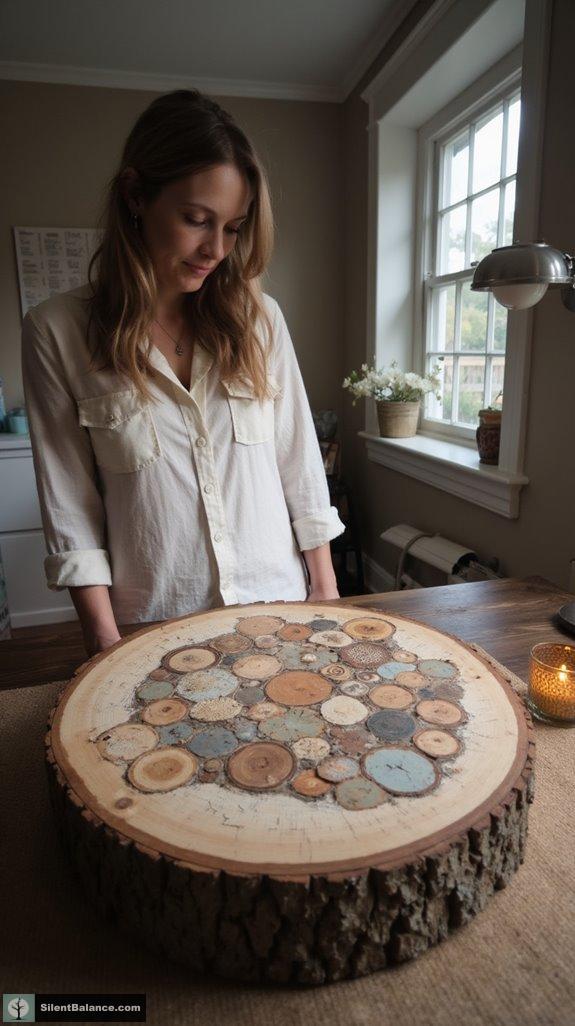 textured crackle and distress