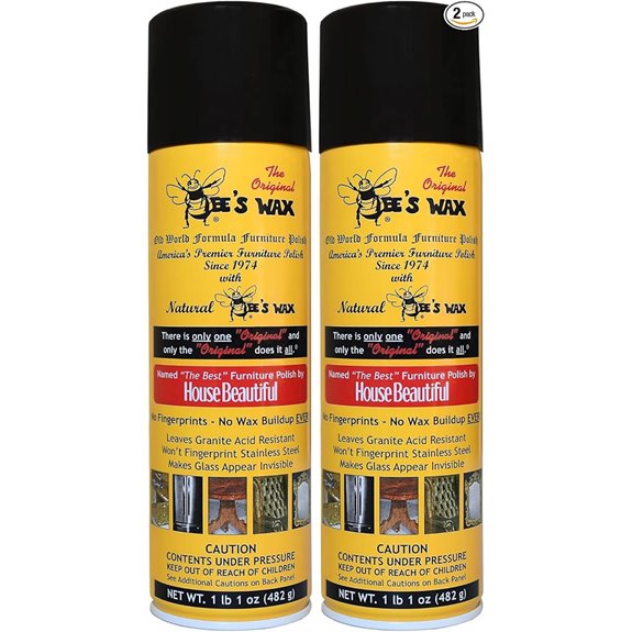 The Original Bee's Wax Old World Formula Furniture Polish - 2 Pack