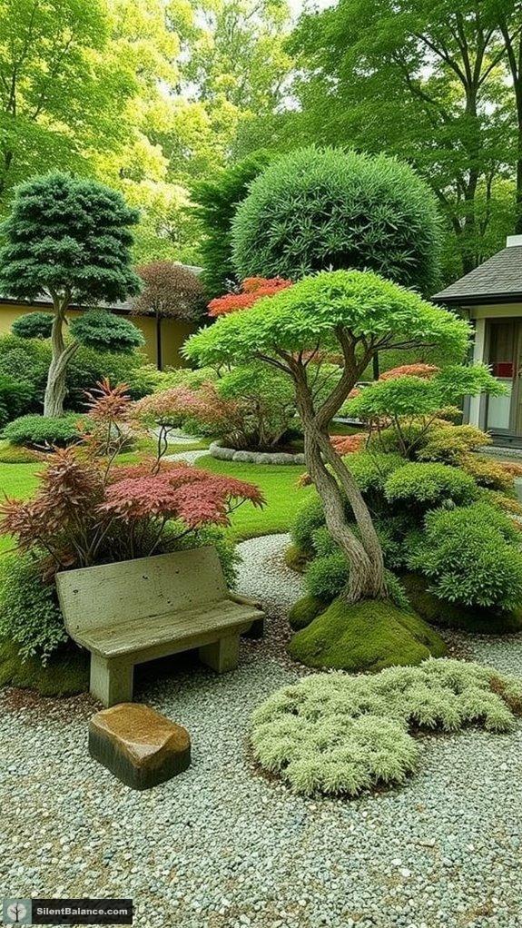 thematic bonsai display creativity