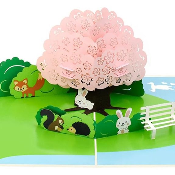 3D Nature Sanctuary Blossom Tree Pop-Up Card
