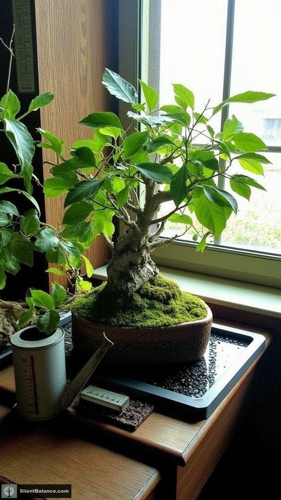 thriving indoor bonsai care