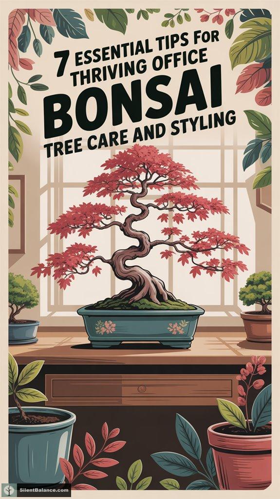 thriving office bonsai care