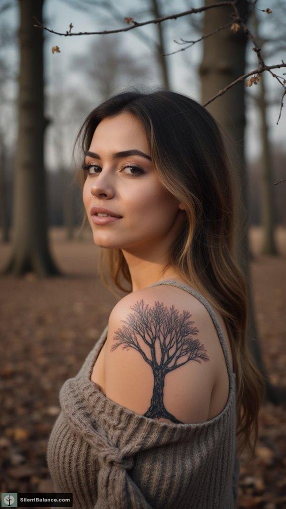 timeless flexible tree tattoos