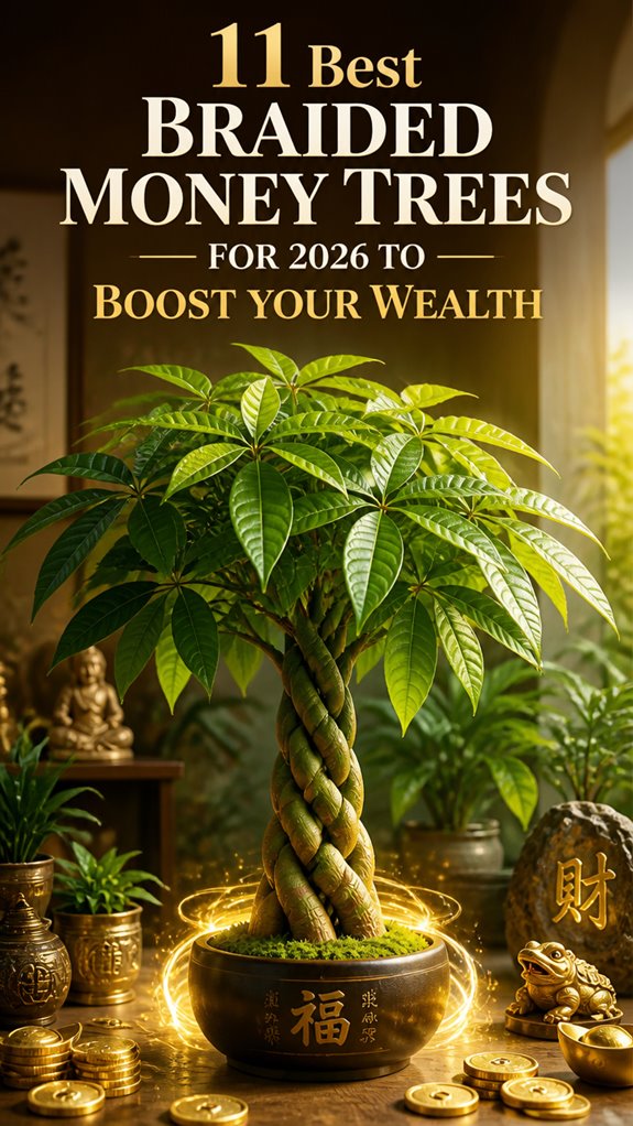 top braided money trees