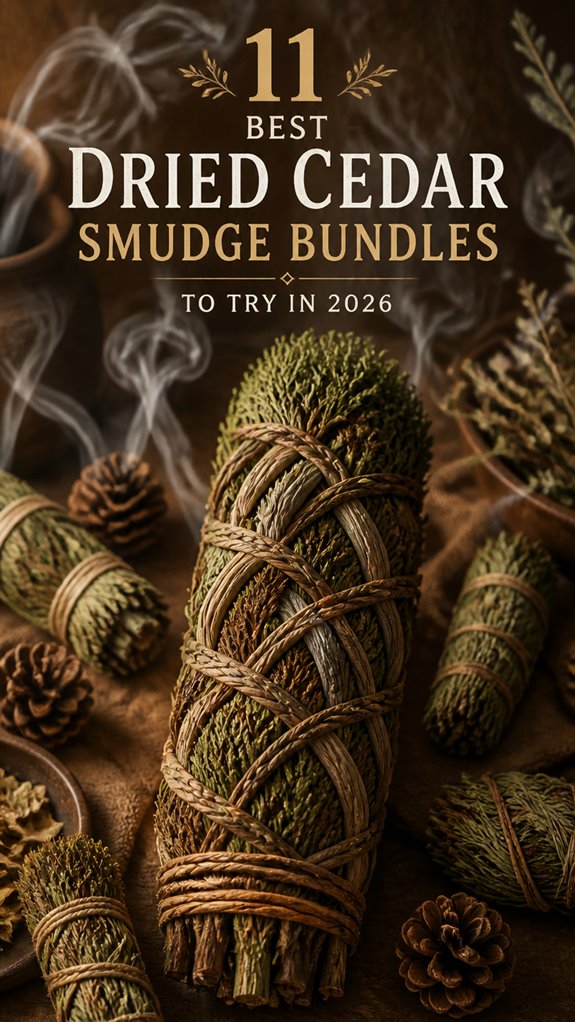 top cedar smudge bundles