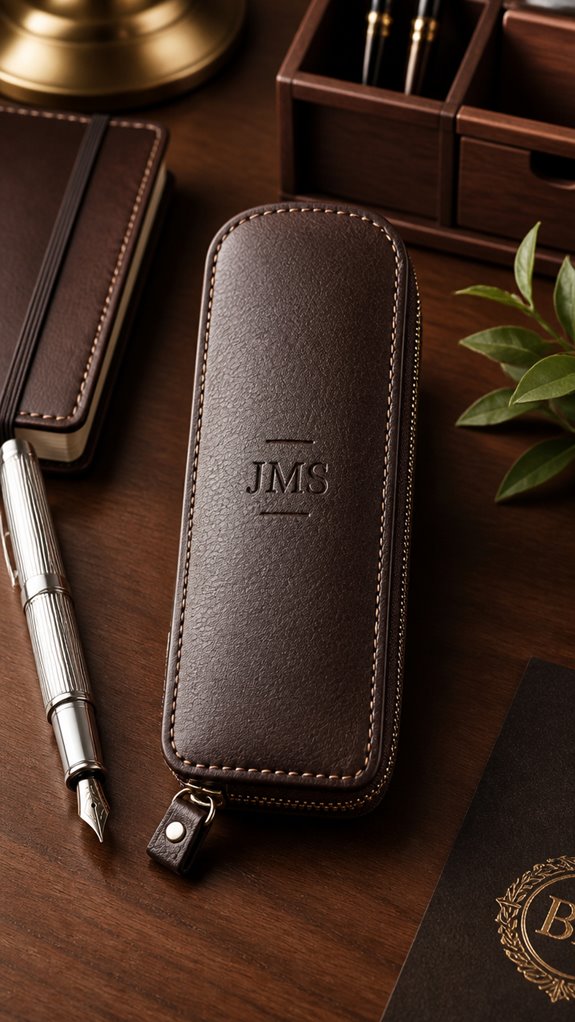 top custom leather pen cases