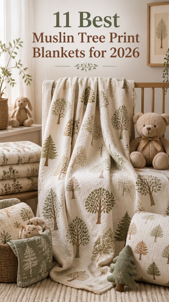 top muslin tree blankets