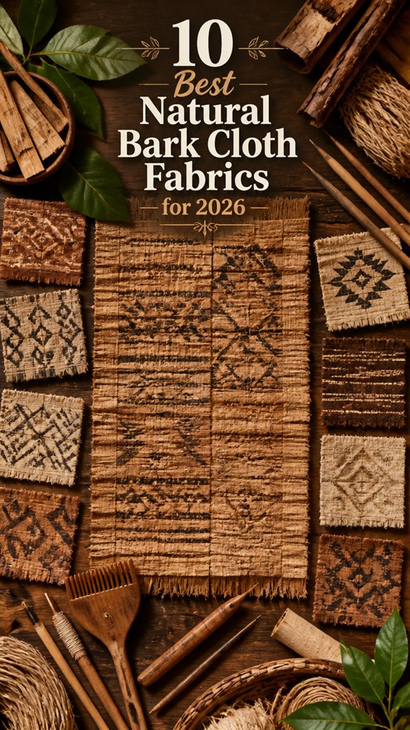 top natural bark cloth fabrics