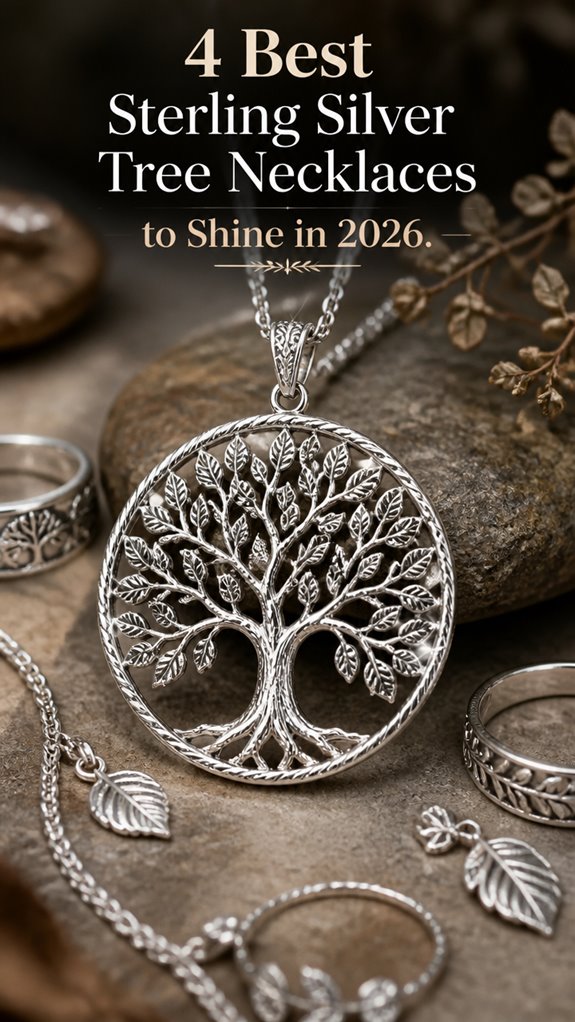 top sterling silver tree necklaces