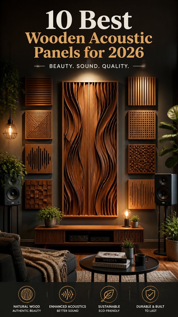 top wooden acoustic panels