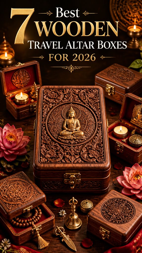top wooden travel altar boxes