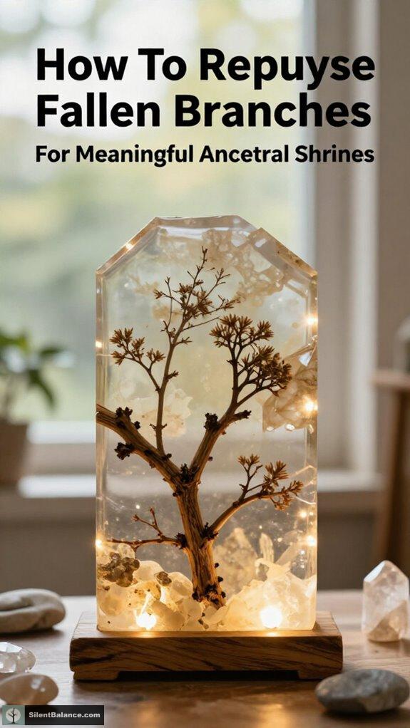 transform fallen branches into sacred shrines