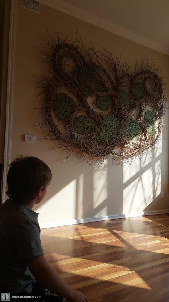 transform walls with twigs