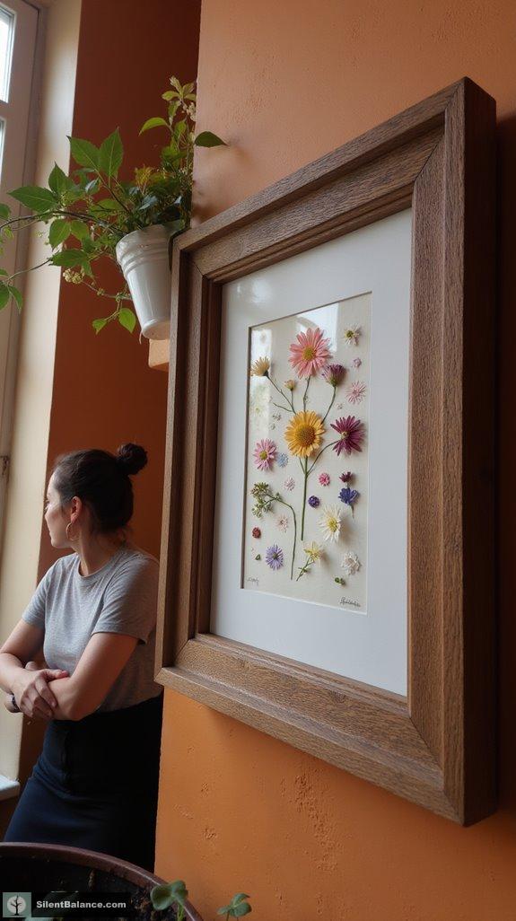 transformative botanical wood frames