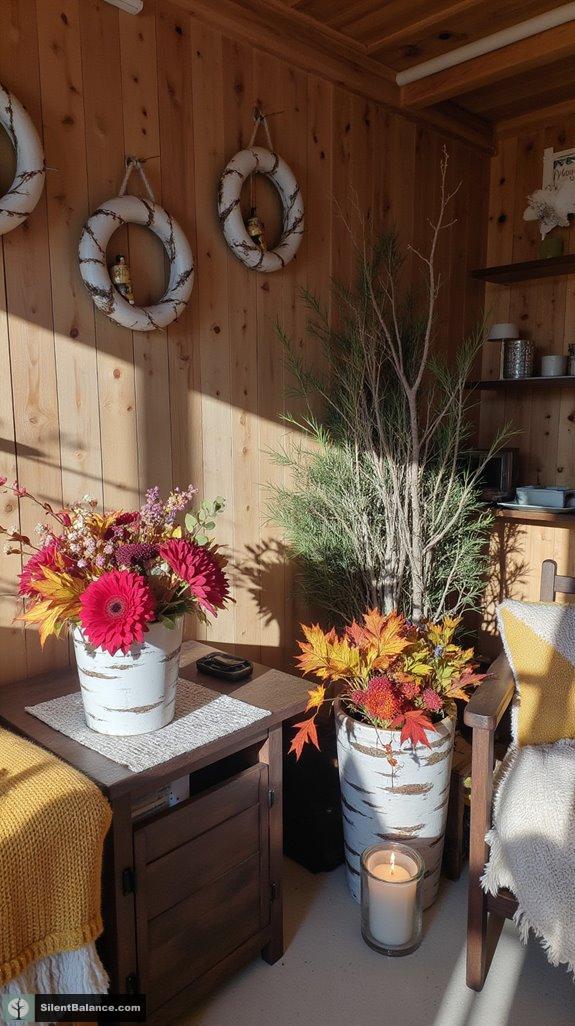 transformative seasonal birch decor