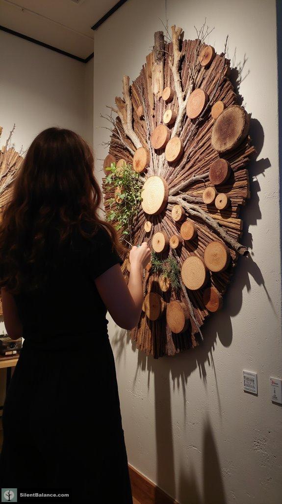 transformative wooden art clusters