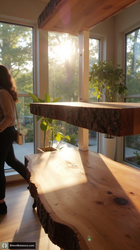 transparent supports enhance visibility