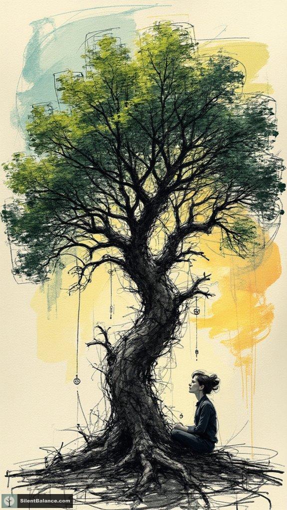tree imagery symbolizes growth