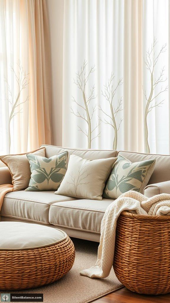 tree patterned textiles creation