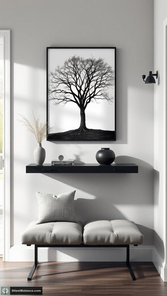 tree prints for entryway