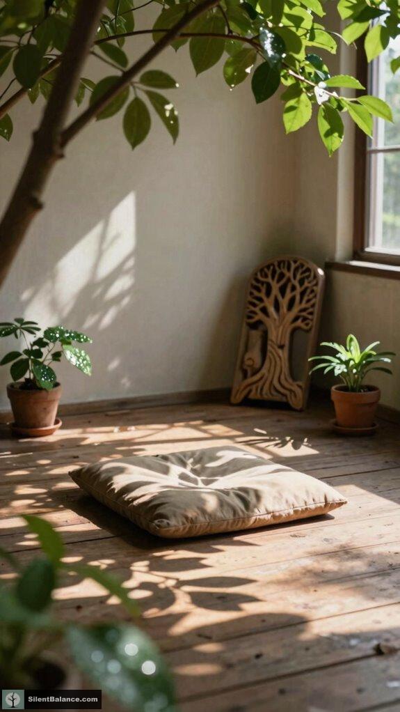 tree shadows symbolize transformation and resilience