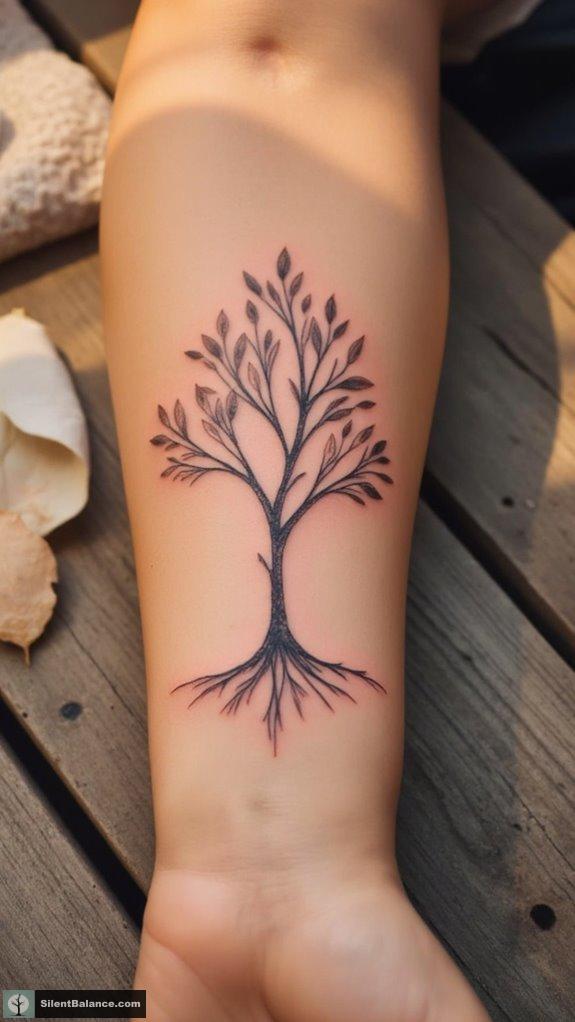 tree tattoos symbolize ancestry