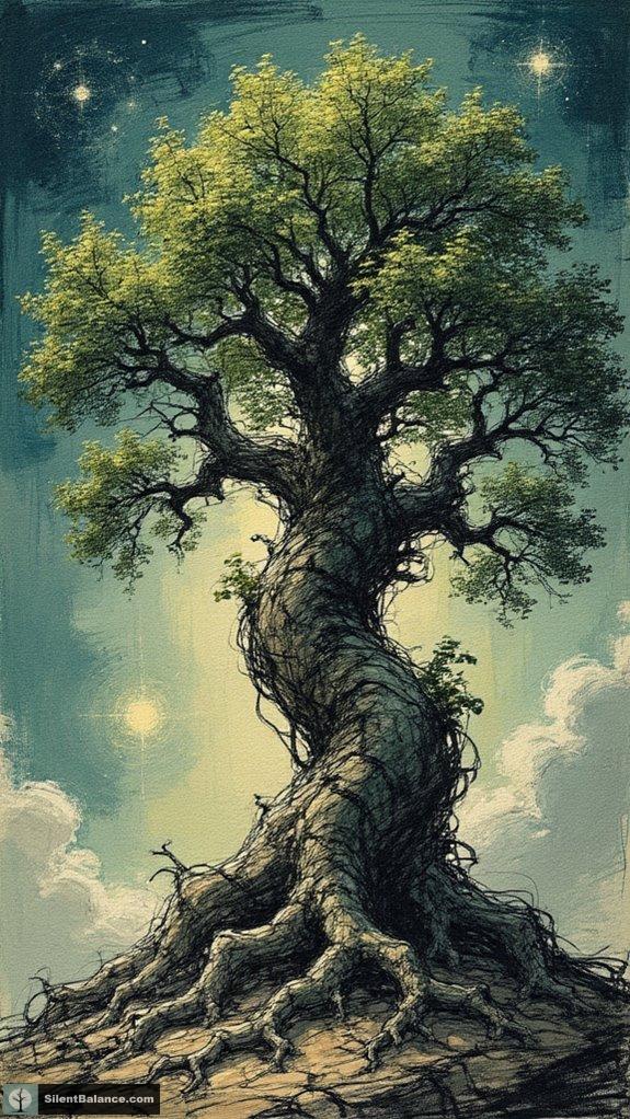 trees as cosmic connectors