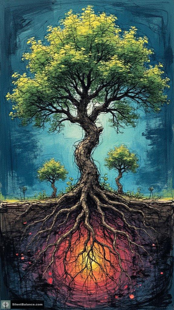 trees communicate and cooperate