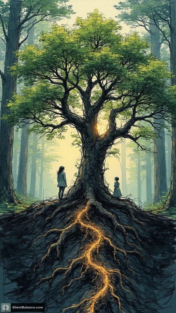 trees communicate through networks