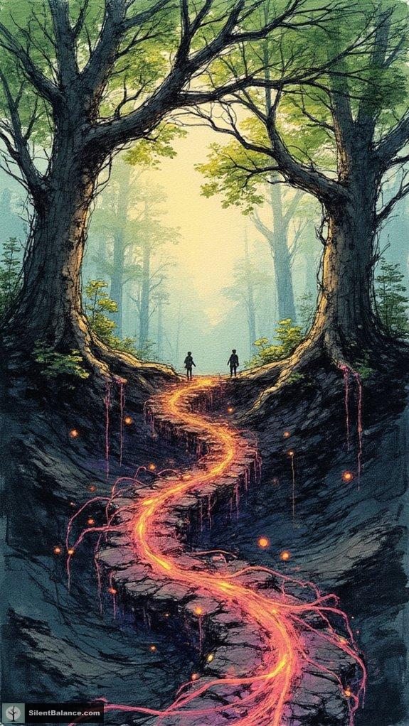 trees communicate underground networks